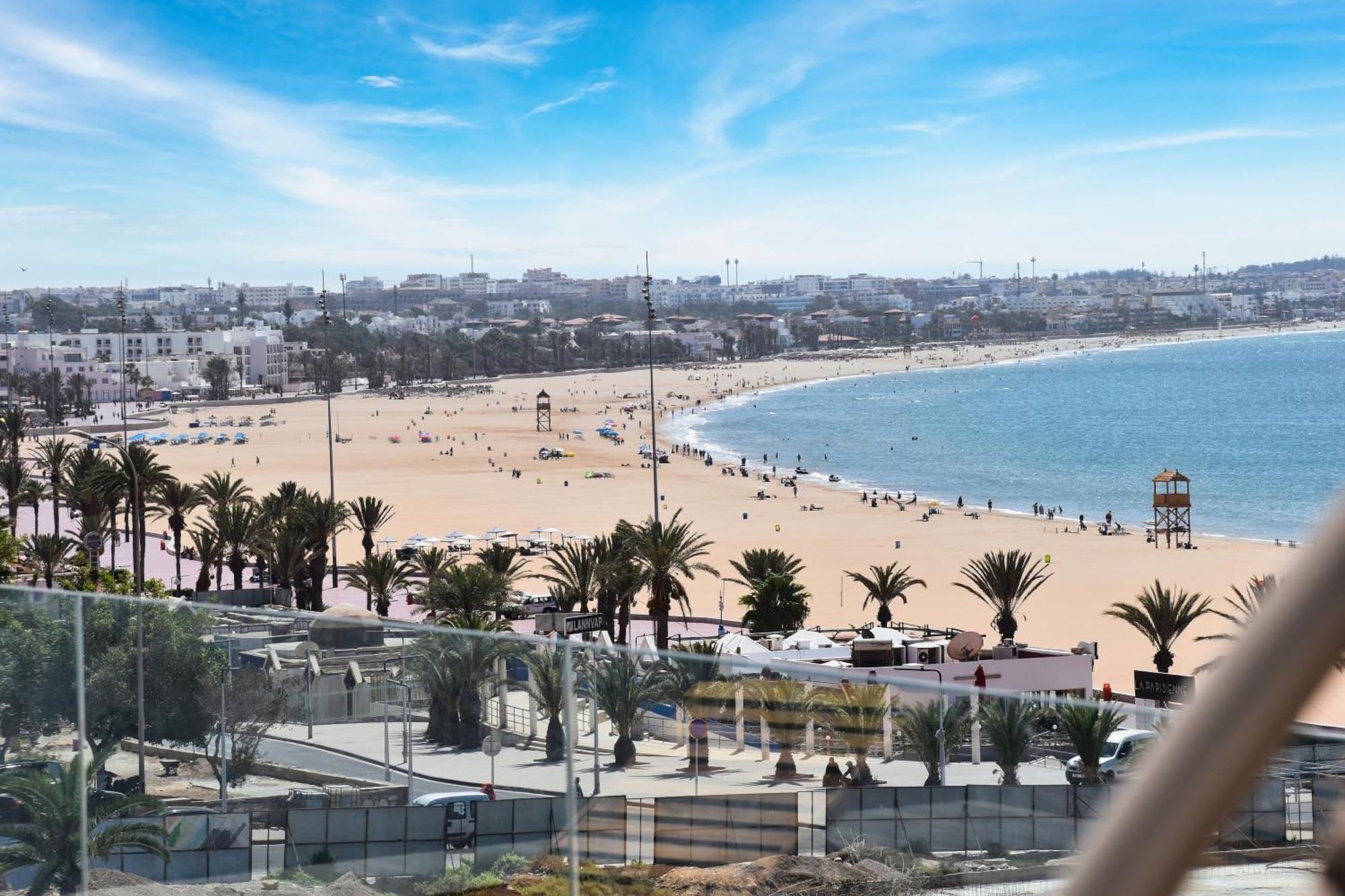 Luxury Seafront Appartement 6-7P Agadir Bagian luar foto
