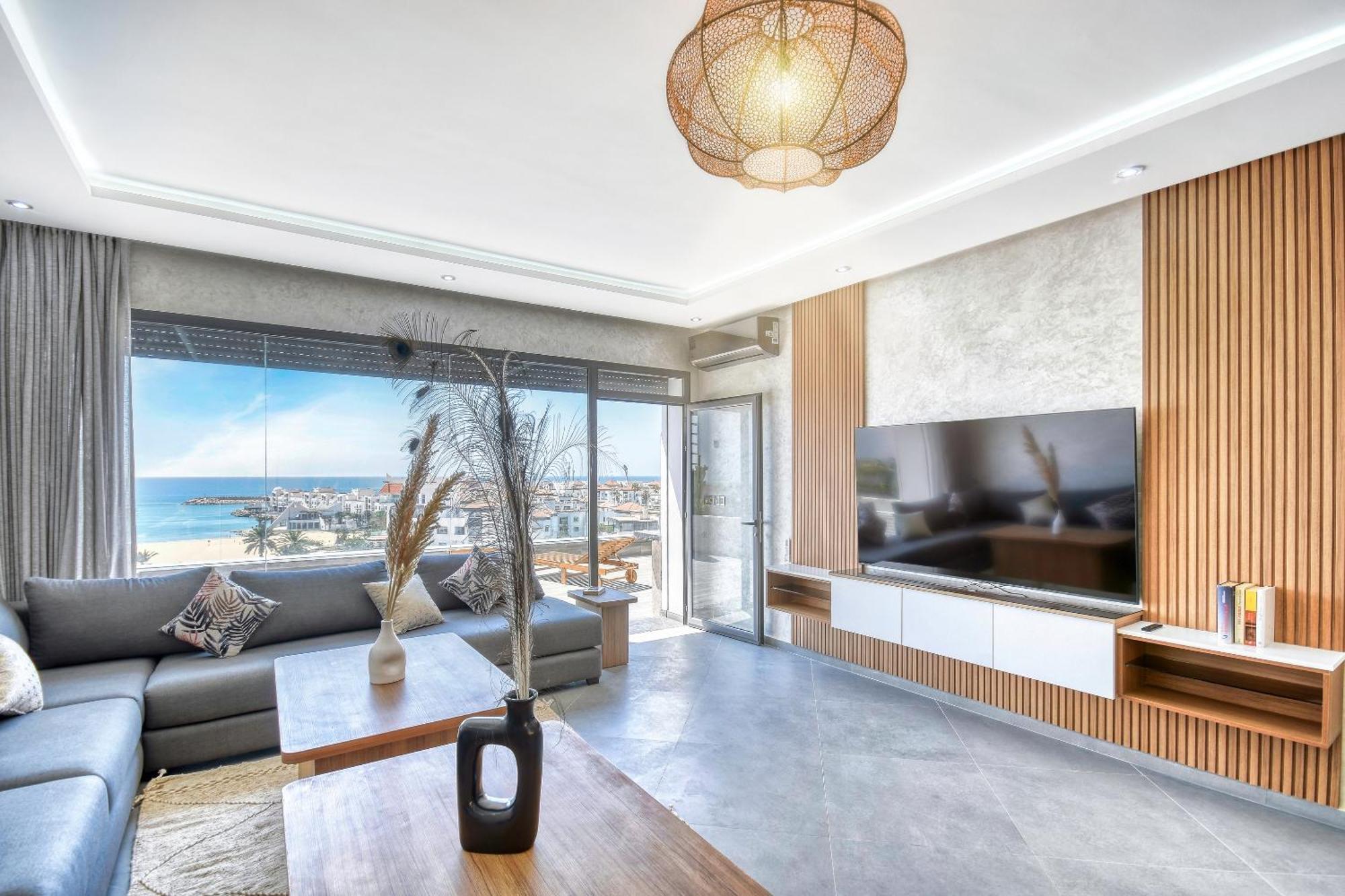 Luxury Seafront Appartement 6-7P Agadir Bagian luar foto