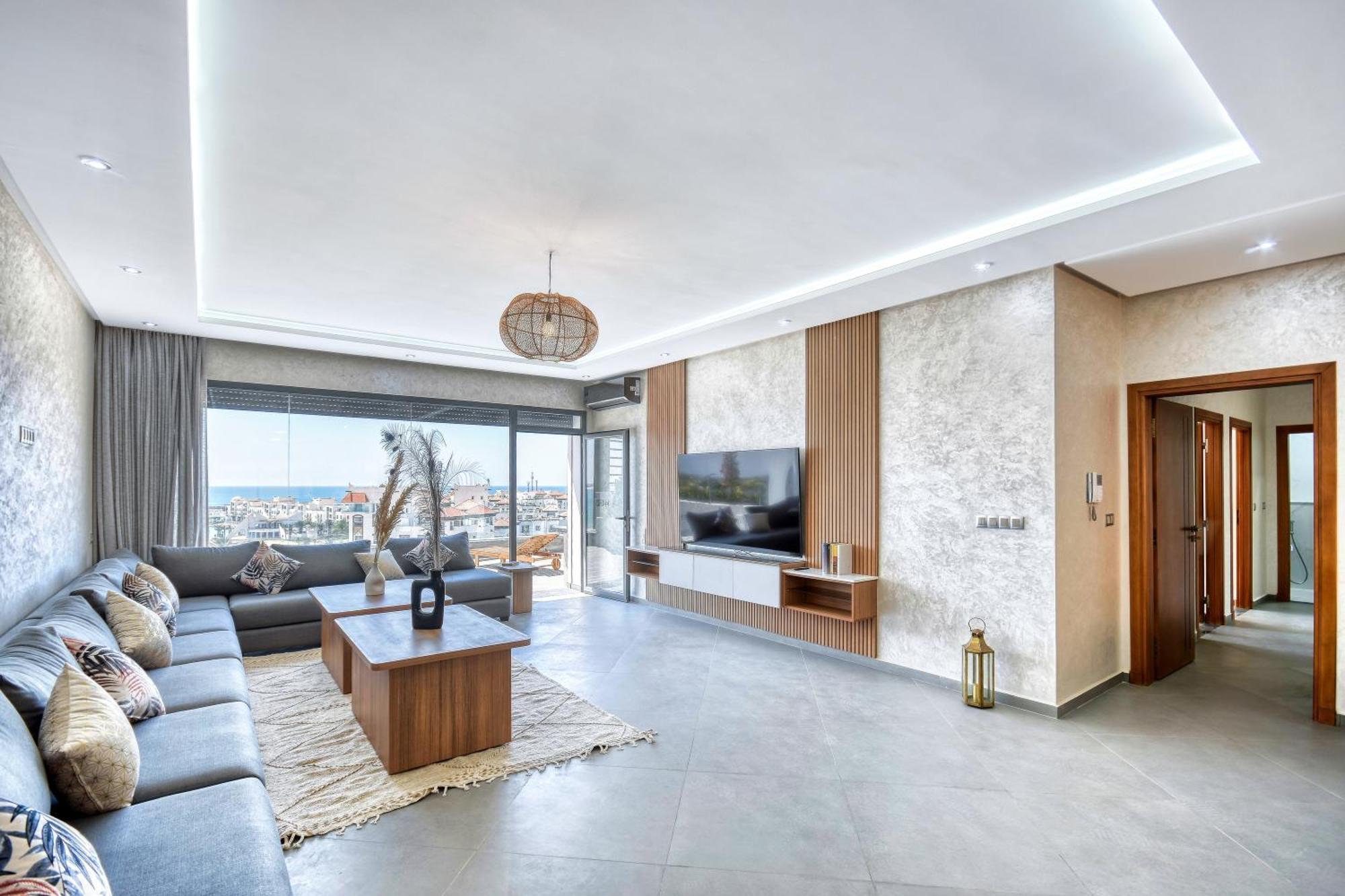 Luxury Seafront Appartement 6-7P Agadir Bagian luar foto