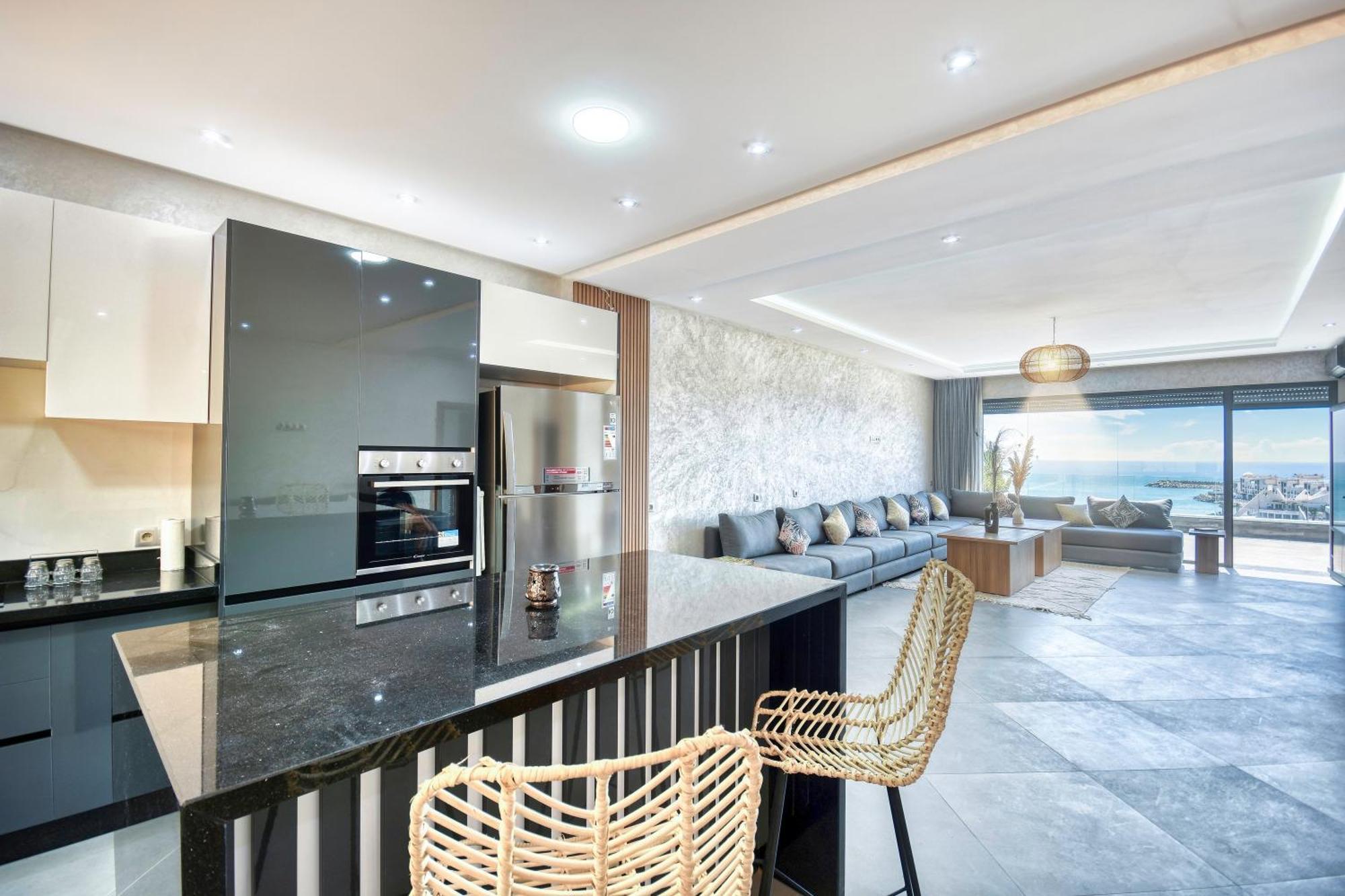 Luxury Seafront Appartement 6-7P Agadir Bagian luar foto
